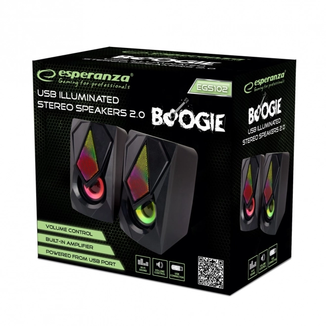 Usb Led Højttalere Rainbow Boogie 2.0