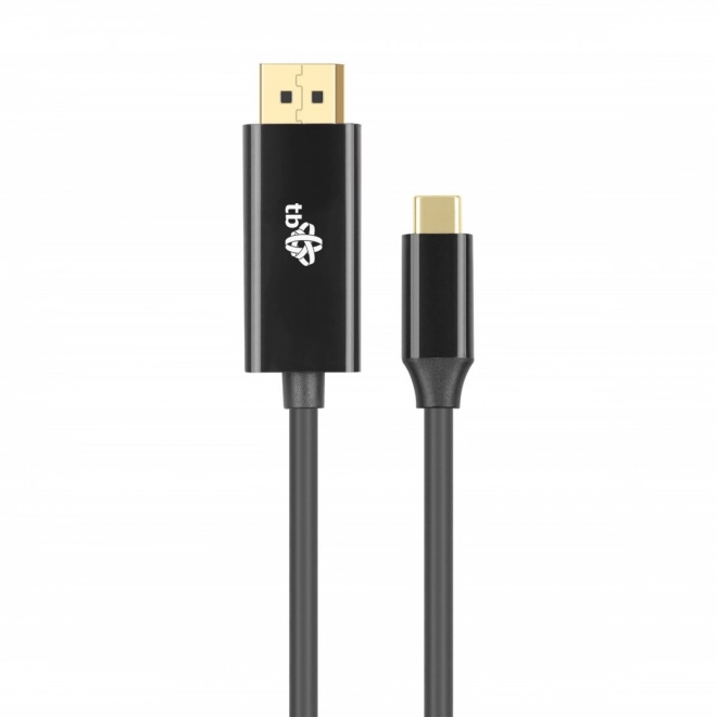 USB-C til DisplayPort kabel 2m sort