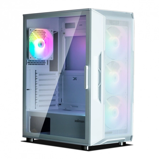 Hvid computerkasse I3 Neo ATX Mid Tower RGB