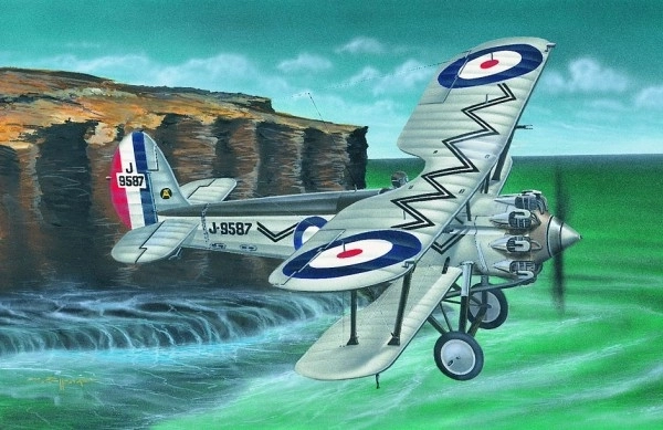 Model Bristol Bulldog 1:48 15,3x21,1cm i æske