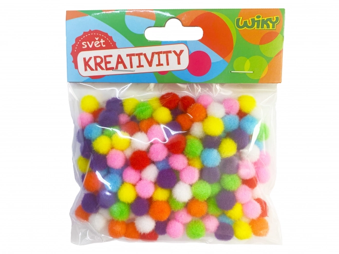 Pom pom 10mm, 180stk