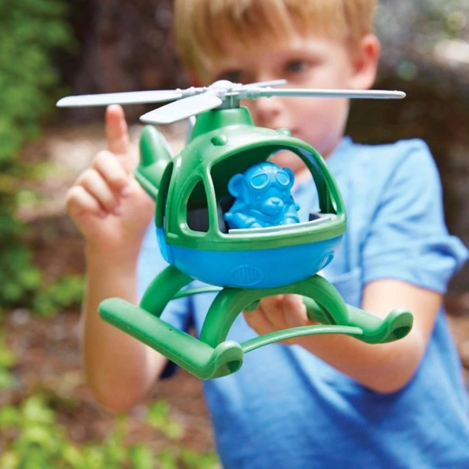 Helikopter Green Toys blå