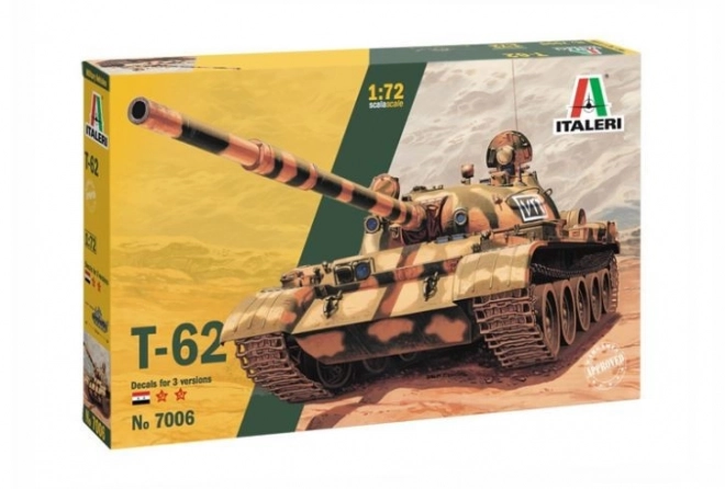 Modeltank T-62 til samling