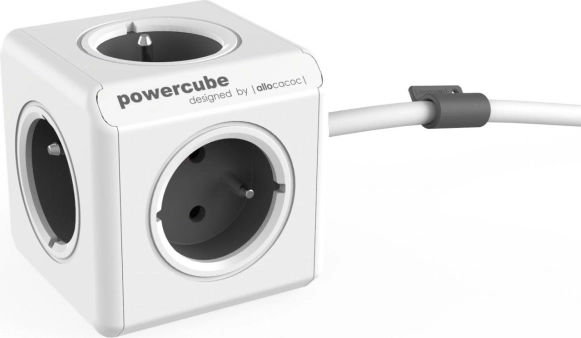 Forlængerlist PowerCube Extended 1,5 m, grå
