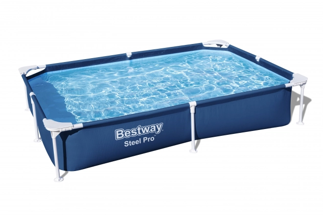 SplashJr Stål Pro 221x150x43 BESTWAY Rack Pool + reparationssæt