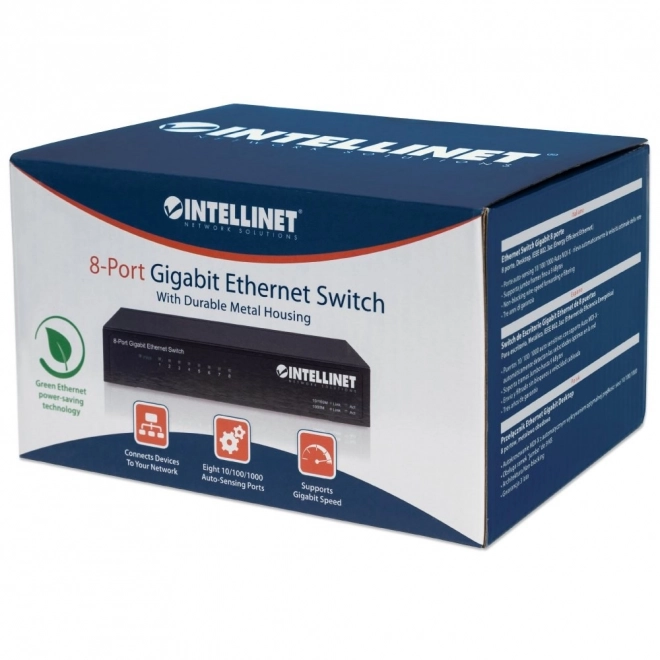 Gigabit 8-port desktopswitch til netværk