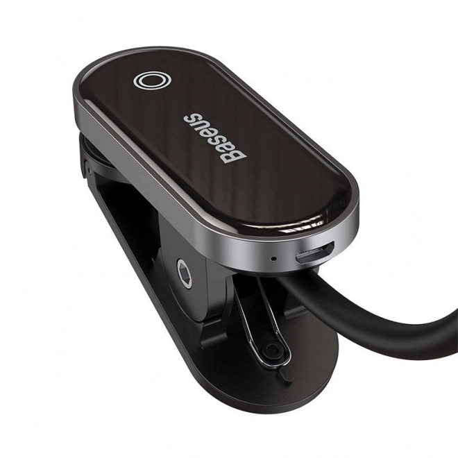 Baseus (DGRAD-0G) Komfortlæsnings Miniklemme Lampe - mørkegrå