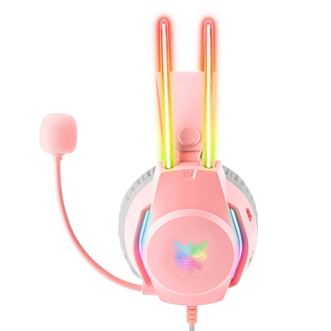 Spilhovedtelefoner ONIKUMA X26 Pink