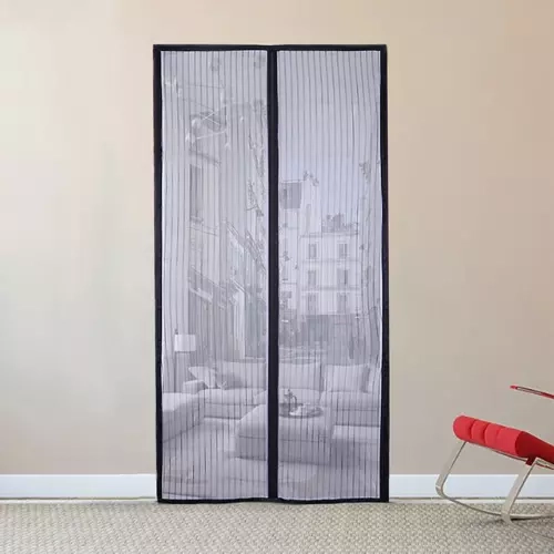 Selvlukkende myggenet til døre - 100 x 210 cm