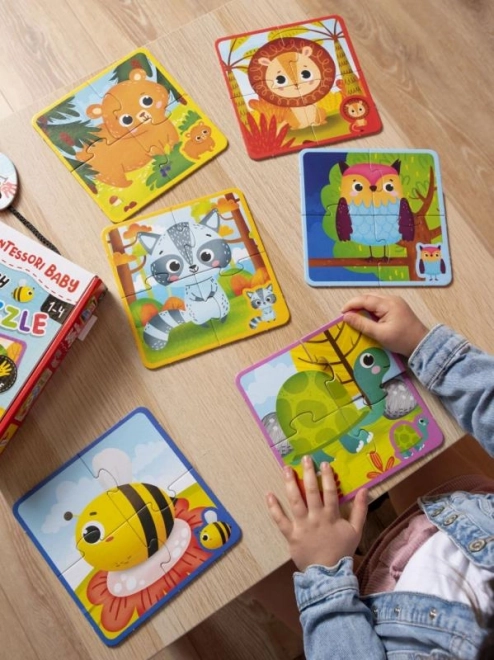 MONTESSORI BABY TOUCH - Puslespil