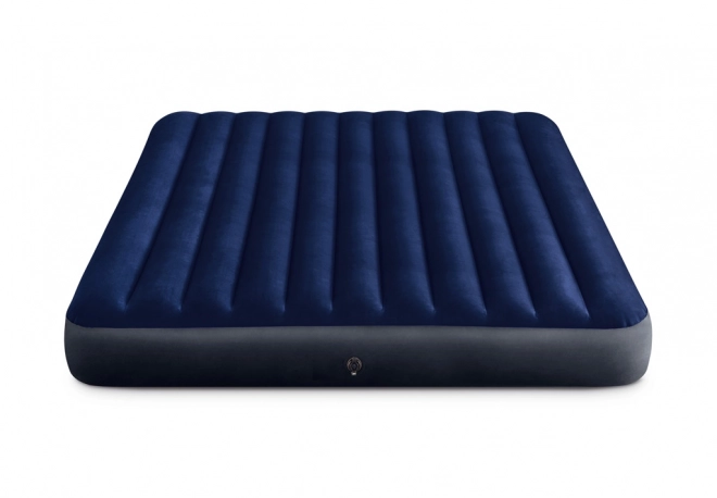 Oppustelig Dobbelt Madras Velour 203x183 cm INTEX