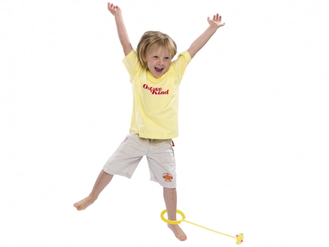 Hula hop ben spring bold lysende LED gul
