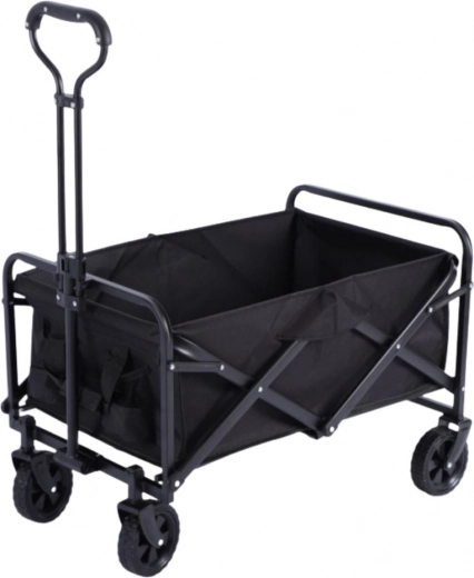 Teleskophåndtag og 4 stabile hjul