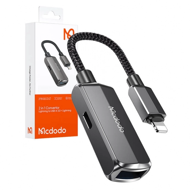 Adapter OTG 2-i-1 USB 3.0 til Lightning Mcdodo