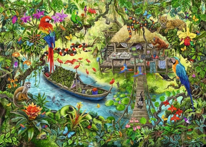 Exit KIDS Puslespil: Jungle 368 brikker