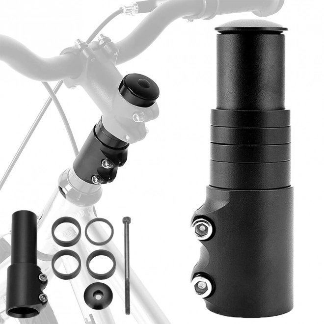 Justerbar styrstammeadapter til cykel