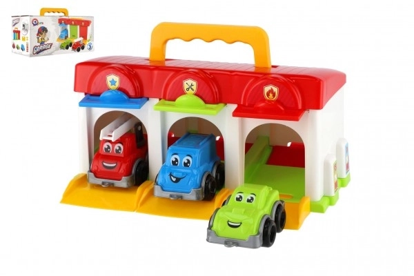 Garage med biler og tilbehør Technok Toys