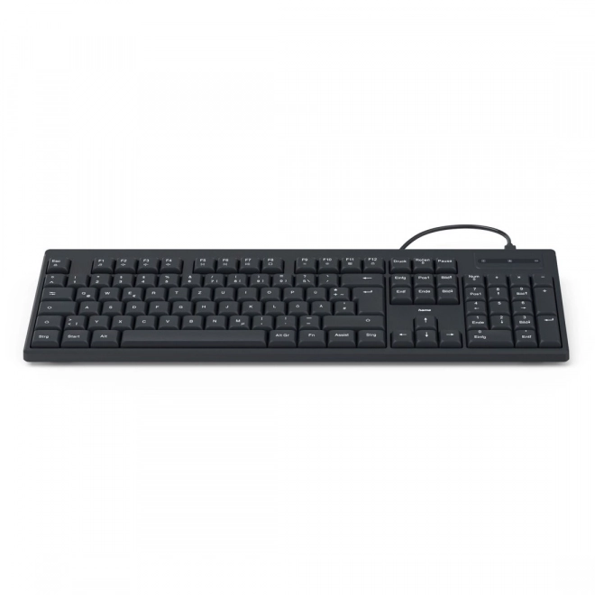 trådet tastatur Hama CK-100 sort
