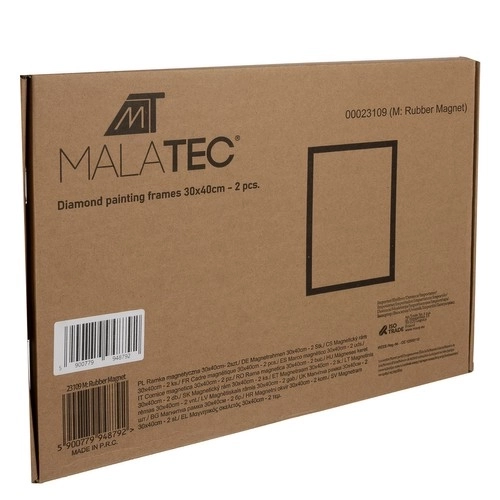 Magnetisk ramme 30x40cm- 2 stk. Malatec 23109