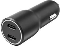 Biloplader 2× USB‑C 45 W PD