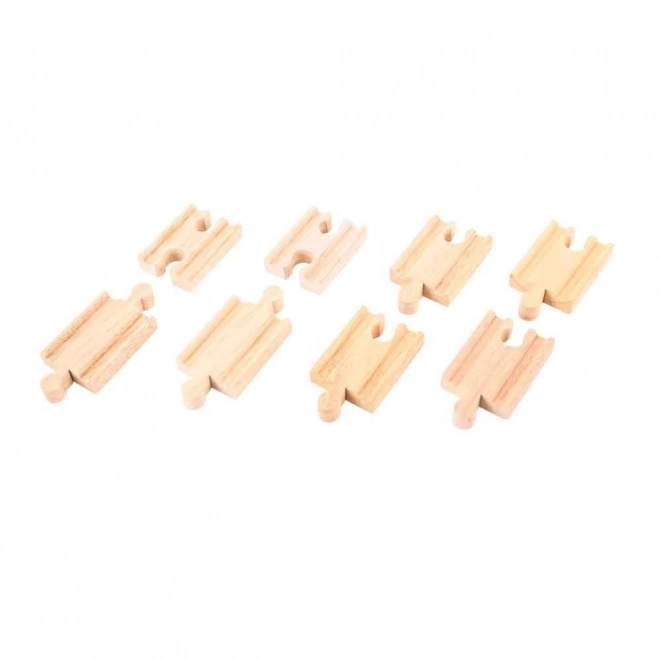 Bigjigs Rail Sæt 7 cm skinnestik 8 stk