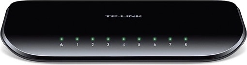 Gigabit-switch TP-LINK TL-SG1008D med 8 porte