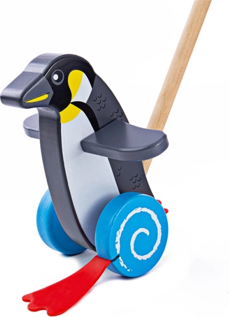 Bigjigs Træskubber Pingvin
