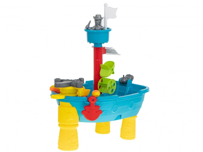 Børne spilebord - piratskib