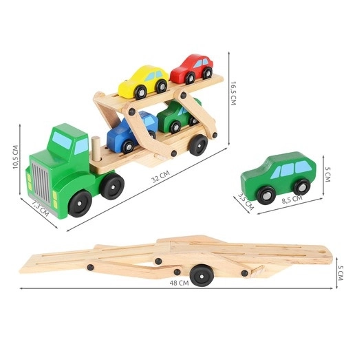Tre6lastebil - trailer + se6t biler 22698