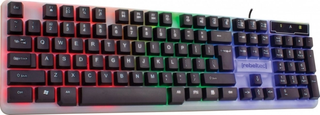 Gamingtastatur Neon med baggrundsbelysning
