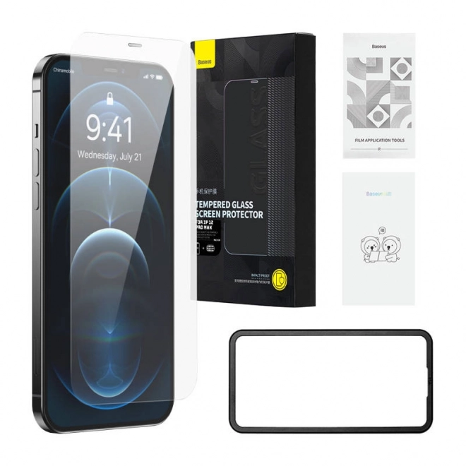 Baseus Schott HD beskyttelsesglas til iPhone 12 Pro Max