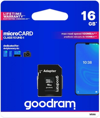 Goodram microSD hukommelseskort 16GB