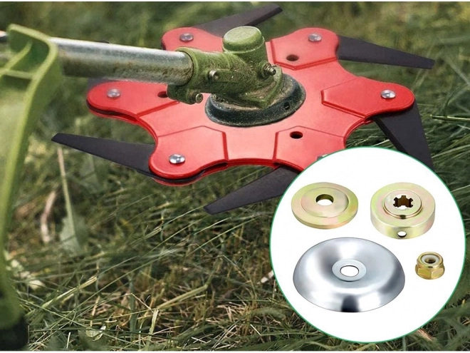 Skiver med ring til benzintrimmer