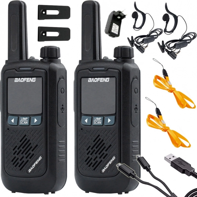 Walkie-talkier BAOFENG BF‑T17 PMR sæt 2 stk