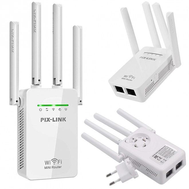 Effektiv WiFi signalforlænger 300Mbps WPS