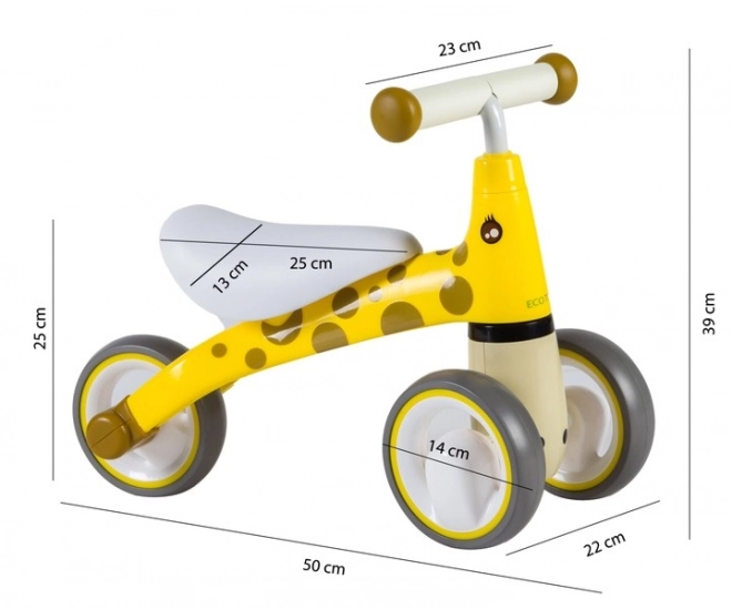 Balancercykel "Giraf" ECOTOYS