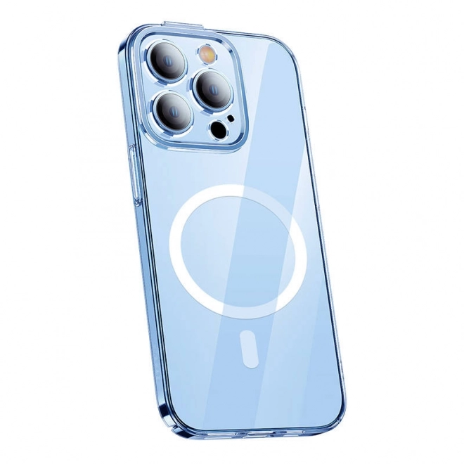 Baseus Krystalklart gennemsigtigt magnetisk etui og hærdet glas til iPhone 14 Pro Max