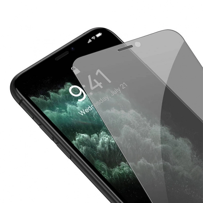 Baseus Crystal privatbeskyttelse hærdet glas til iPhone X/XS
