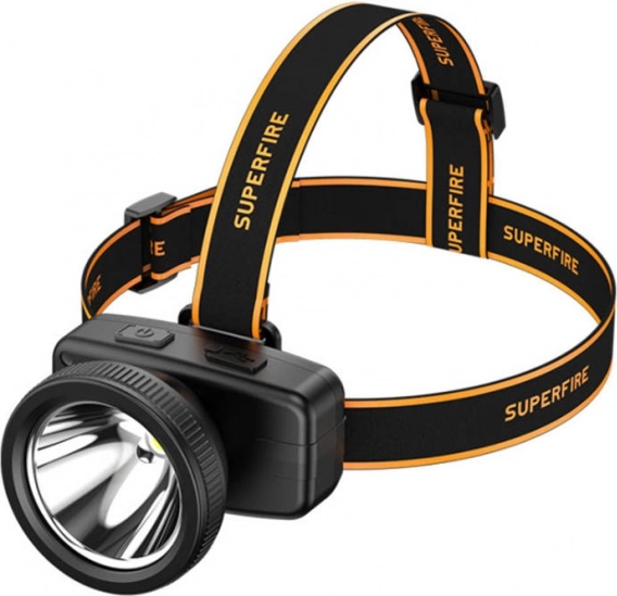 Pandelygte Superfire HL55, 150 lm, USB-C