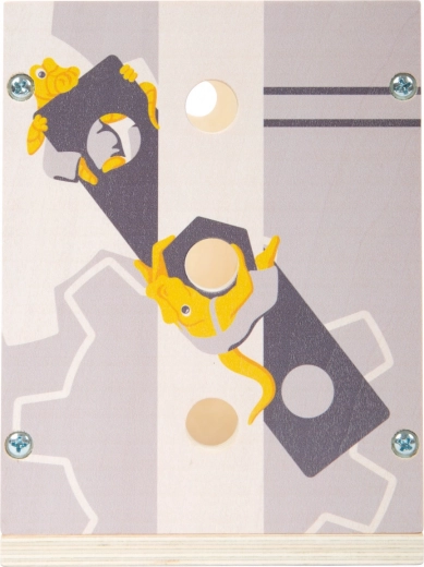 Legetøj 2-i-1: kasse og arbejdsplade