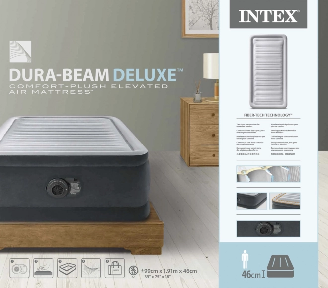 Oppustelig seng Dura-Beam Twin Deluxe