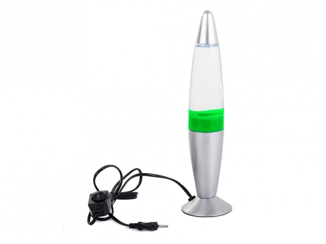 Lava natlampe med voks