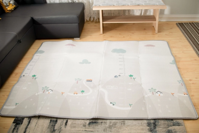 Uddannelsesmåtte med vækstmetermåler 200x180x1cm