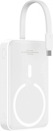 Baseus mini magnetisk powerbank 10.000 mAh 30 W – Bayern Edition, hvid