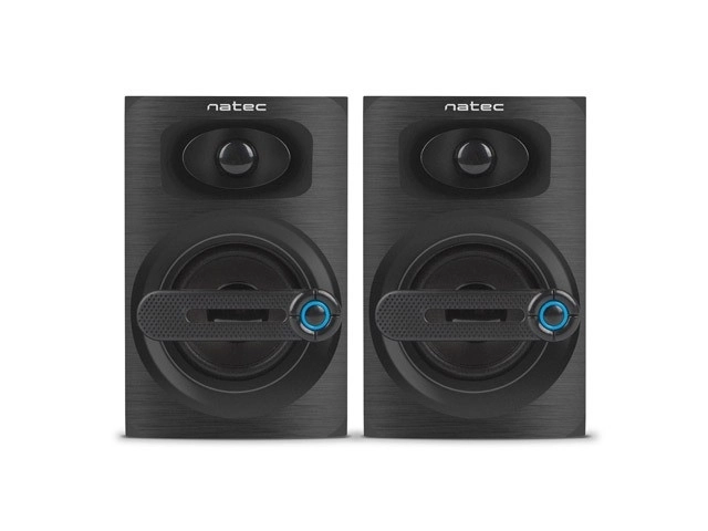 Højttalere 2.0 Natec Cougar 6W RMS sorte