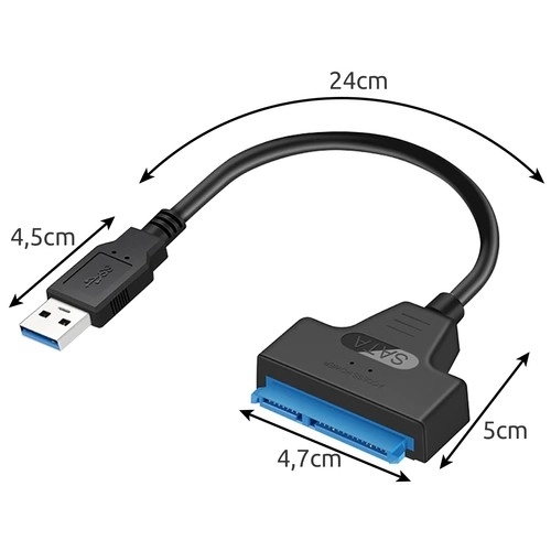 Adapter USB til SATA 3.0 Izoxis 23603