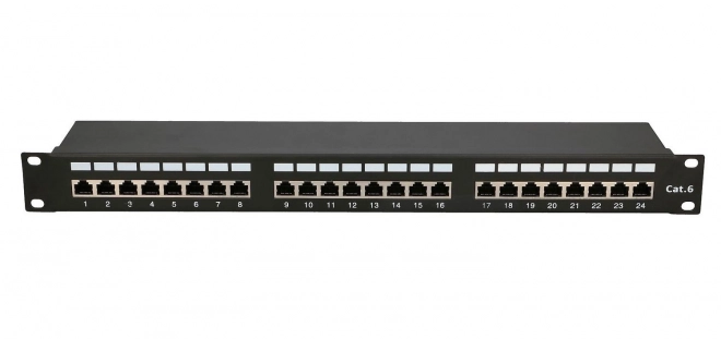 Patchpanel 24 port Cat.6 STP