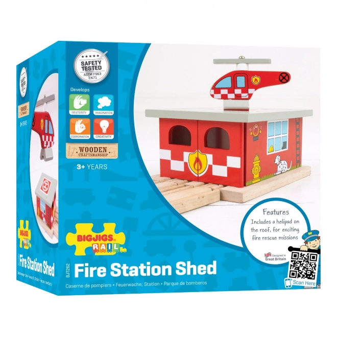 Bigjigs Rail Brandstation