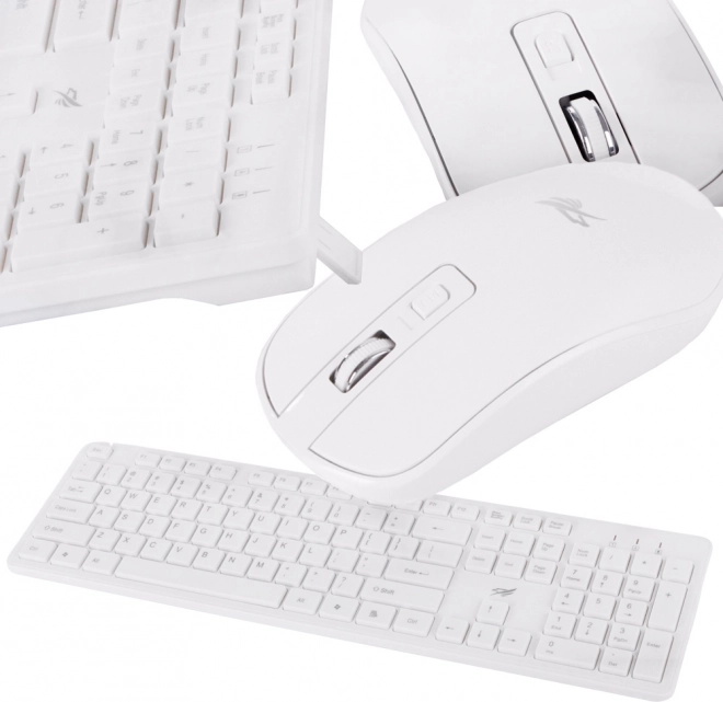 Trådløst tastatur- og musesæt med stille drift og numerisk tastatur – USB