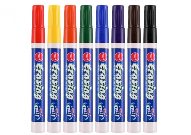Sæt med farvede whiteboardmarkører 8 stk